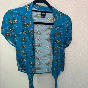 Women’s Disney Tie Button Blouse